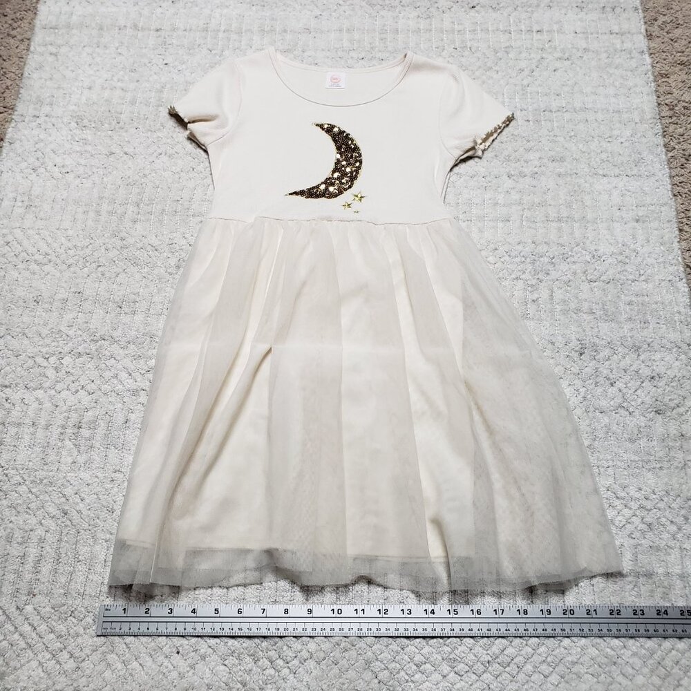 🌙 Wonder Nation Girls Moon Tutu Dress – Size L (10/12) - Picture 5 of 12